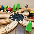 brio_train_track_8_way_intersection_8.jpg Train Track - 8-Way Intersection - Compatible with BRIO and Others