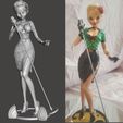 01 Image1.jpg STL file Bombshell Pinups – 04 Black Canary- by SPARX・3D printing idea to download