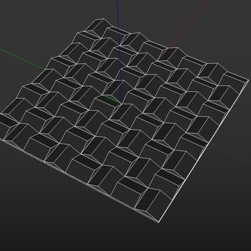 Acoustic panel 3D model