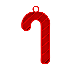 baston-de-navidad.png Télécharger fichier STL Canne de Noël • Modèle imprimable en 3D, decorartemix