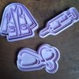 20250417_101408.jpg "Medical Cookie Cutter Kit STL - Laborkittel, Spritze & Stethoskop Keksausstecher für 3D-Druck
