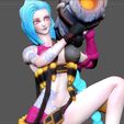 15.jpg JINX LEAGUE OF LEGENDS PRETTY sexy GIRL GAME ANIME CHARACTER LOL