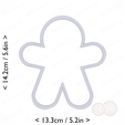 gingerbread_man~5.25in-cm-inch-top.png Cortador de biscoitos Gingerbread Man 5.25in / 13.3cm
