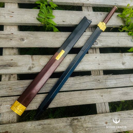 🛰 SOKKA'S SPACE SWORD WITH SHEATH FROM AVATAR THE LAST AIRBENDER・ 3D ...