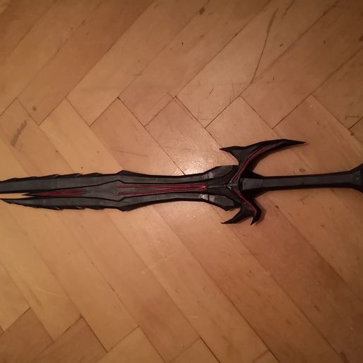 Daedric Greatsword (Skyrim) for BIG PRINTING 3D model