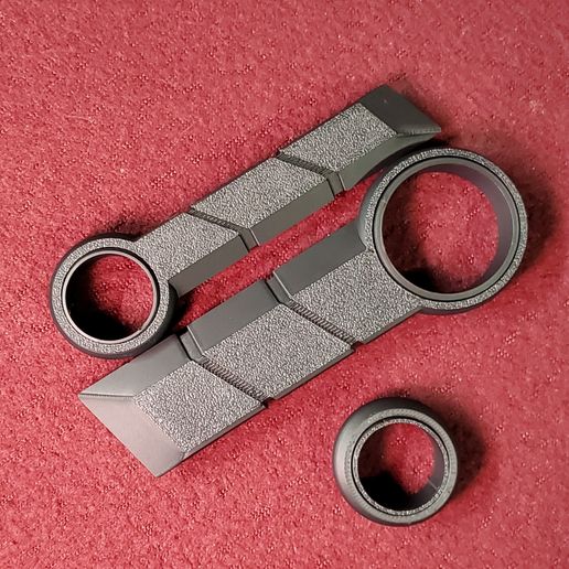 fidget spinner sci-fi blade set w/ bonus spinner ring