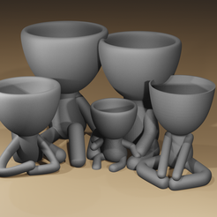 f5_2_1.png STL-Datei Roberts' Familie: Vater, Mutter und drei Kinder 2 kostenlos・3D-druckbares Modell zum herunterladen