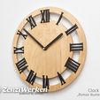bc8f3cc44da709a1aa113b79323f42c5_display_large.jpg Free STL file Clock Face "Roman Numerals" cnc/laser・3D printing model to download