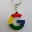 20181226_101227.jpg Fichier STL gratuit Porte clé google・Modèle à télécharger et à imprimer en 3D