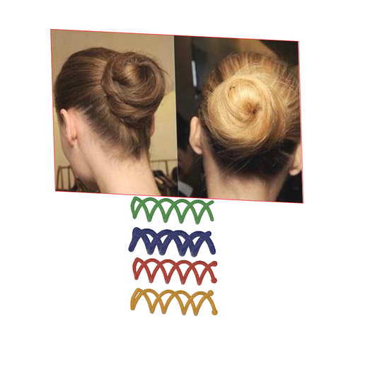 Female braid hair 02 v4-02.png Espiral Spin Screw Hair Pins Clip Twist Barrette WEDDING Accesorio para trenzar el cabello cabello en rollo accesorios para la chica del tocado herramienta de tejido fbh-02 3d print cnc