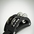 Base Free STL file FOOT TAMBOURINE・3D print design to download