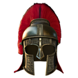 Spartan-Corinthian-Helmet-with-Red-Plume.png Capacete coríntio espartano com pluma vermelha