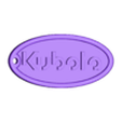 KUBOTA_KEYCHAIN.stl kubota Schlüsselring / Schlüsselanhänger