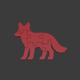 fox.png Puzzle Zorro - Juego imprimible en 3D