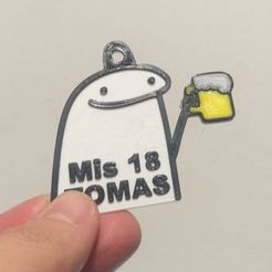 82a3733f-0fae-466f-b628-b401721b3403.jpg Free STL file Flork Beer Keychain - Key Chain・3D printing idea to download