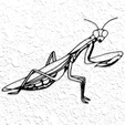 project_20230201_1615003-01.png Realistic Praying Mantis Wall Art Insect Wall Decor
