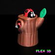 Lady-Bug-Tree-Egg-2.jpg Flex 3D Божья коровка Chunky с яйцом на дереве