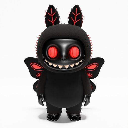 👾 Labubu Dark Crimson Mothling 2 toy・ STL File for 3D printing