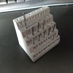IMG_20191228_104248013.jpg Free STL file DRILL BIT HOLDER・3D printer design to download