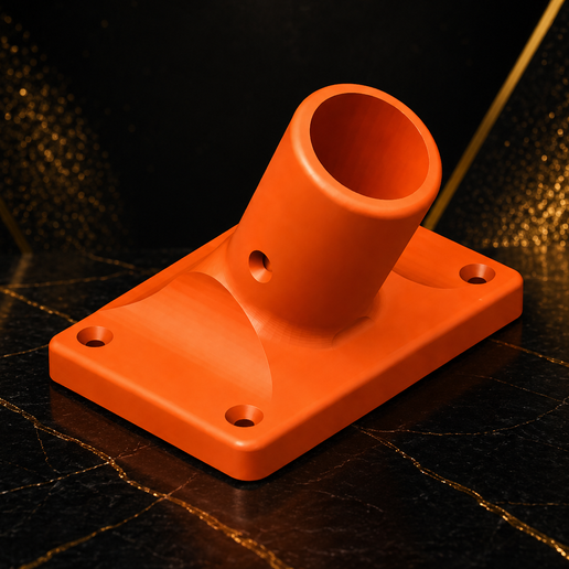 Universal handle holder / broom mount – Ø25 mm