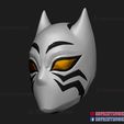 White_Tiger_helmet_3d_print_model-02.jpg White Tiger Marvel Cosplay Helmet - Halloween Costume