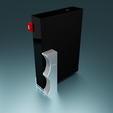 Support V6 vertical.png Vertical Freebox support revolution V6