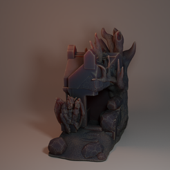 frontb.png STL-Datei Eingang zum Gargoyle Dungeon・3D-Druckvorlage zum Herunterladen