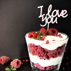 I-love-you.jpg I love you - cake topper - Valentine