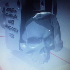 IMG_6430.JPG STL file Reaper AR 15 Lower receiver with Skull and Snake M16 M4 AR14 AR9・3D print object to download