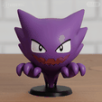 Haunter01.png Haunter Chibi 3 models Pokemon Ghost Halloween