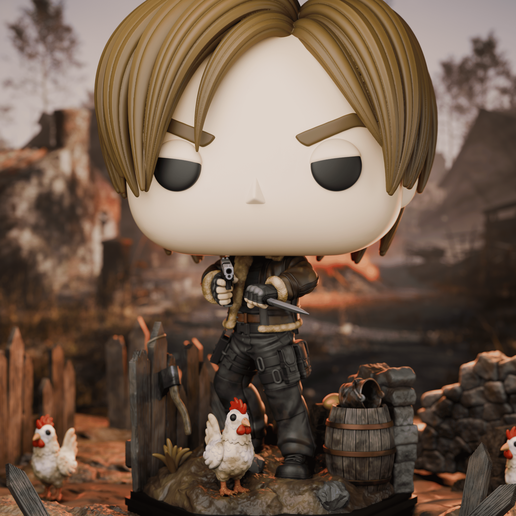 Leon - Residual Evil - Funko