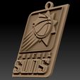ZBrush-Doscument.jpg NBA Phoenix Suns keychain Badge Printable and Renderable