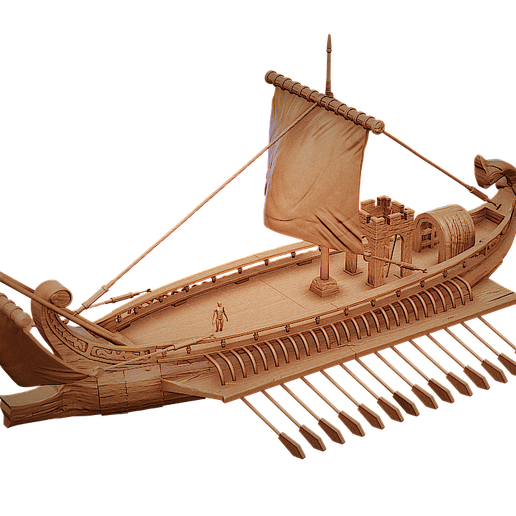 🚢 Roman Warship Expansion・ 3D File for 3D printing・Cults