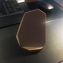 7-1.jpg Free STL file Polygon Stand for Book and Tablet・3D printer model to download