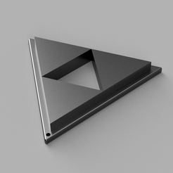 triforce.png 3MF file Triforce Ornament・3D printing design to download