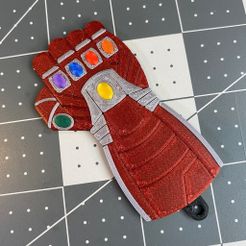 Nano1.jpg Free STL file Iron Man Nano Gauntlet Keychain・3D printing template to download, nerdyviews