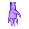 ALLOWED1 + CURVE.obj low-poly rigging hand model, low-poly rigging hand model