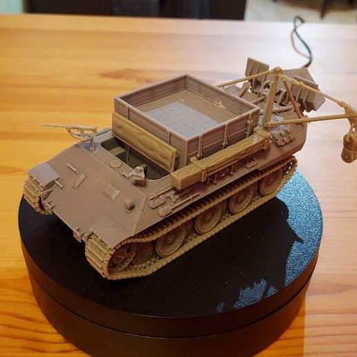 🪖 Bergepanther Ausf A 1/56(28mm)・ 3D File for ・Cults