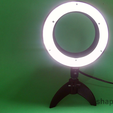 4.png LED ring light on tripod - 3D printing - https://youtu.be/zUDaBUE4kjs