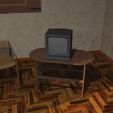 vintage_interior_render5.jpg 3D file Vintage Interior 3D Scene・3D printer model to download