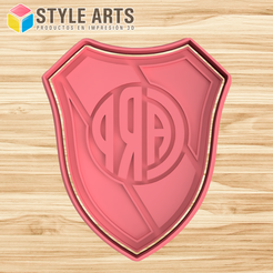 RIVER-ESCUDO.png River Plate cookie cutter shield - cookies