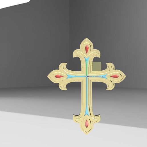 cross 3D model preview