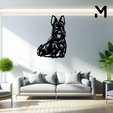Scottish-terrier-Body.png Wall silhouette - Dogs Body