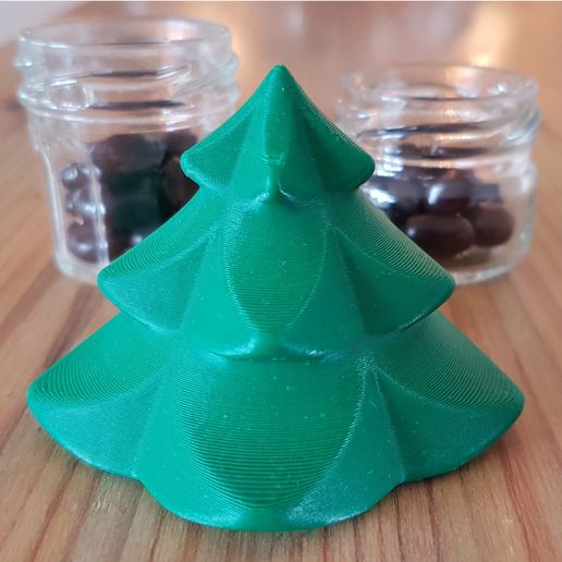 Download STL file Christmas tree for small glass jar • 3D printing ...