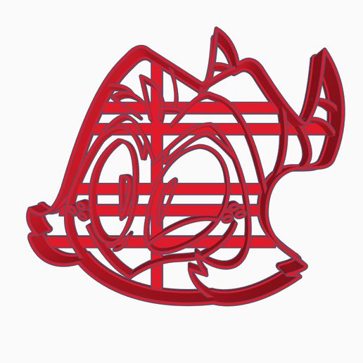 Moxxie Helluva Boss / Hazbin Hotel Cookie Cutter - 3D model önizlemesi