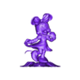 1 decim merge.stl Minnie mouse with flower. STL 3d printable