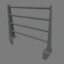 Bull_Bar_04_Render_01.png STL file Bumper Bar // Bull Bar 04・Template to download and 3D print