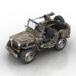 jeep.jpg Free STL file Willys MB Armored Jeep・3D printable model to download
