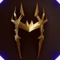 ww1.png STL file WONDER WOMAN METAL CROWN FROM DARK KNIGHTS METAL V3・3D printer model to download