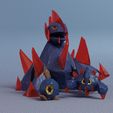 roggenrola-line-cults-render.jpg Pokemon - Roggenrola, Boldore and Gigalith  with 2 poses